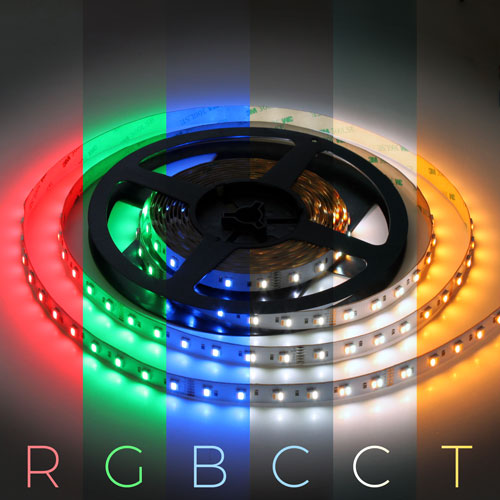 In Led Strip With Rgb Plus Tuneable White Ecolocity Led