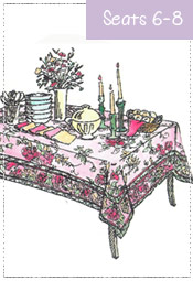Dining Tablecloth 48x72 to 60x90