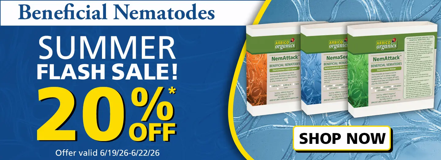 Beneficial Nematodes Flash Sale