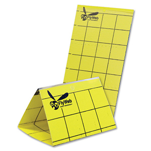 FlyWeb® Insect Monitor Cards - DISCONTINUED - Yellow/Yellow - 10 Pack 