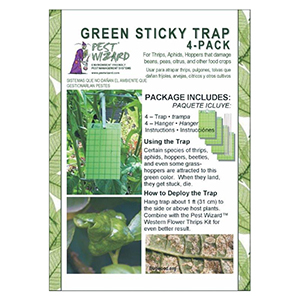 Green Sticky Traps, 4 Pk