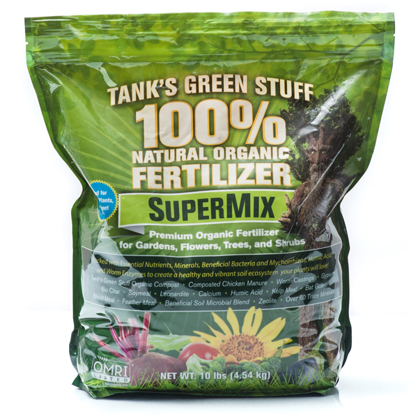 Tank's SuperMix Organic Fertilizer, 2-2-1 – 10 lb. bag