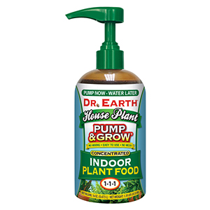 Dr. Earth® Pump & Grow® Indoor House Plant Food, 1-1-1