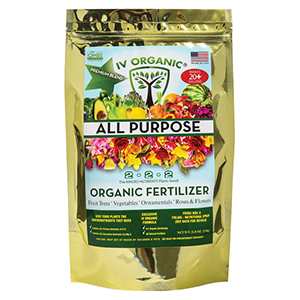 IV Organic® All Purpose Organic Fertilizers - Super Blend Fertilizer PLUS Azomite, 3-3-3 - 11.8 oz.