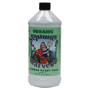 Neptune's Harvest Seaweed Plant Food 0-0-1 - Quart