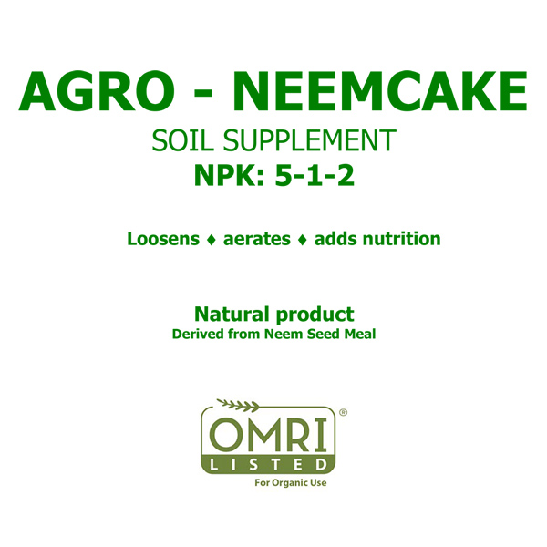AGRO NEEMCAKE - 5-1-2, 50 lbs.