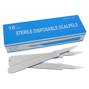 Sterile Disposable Scalpels - 10 pk