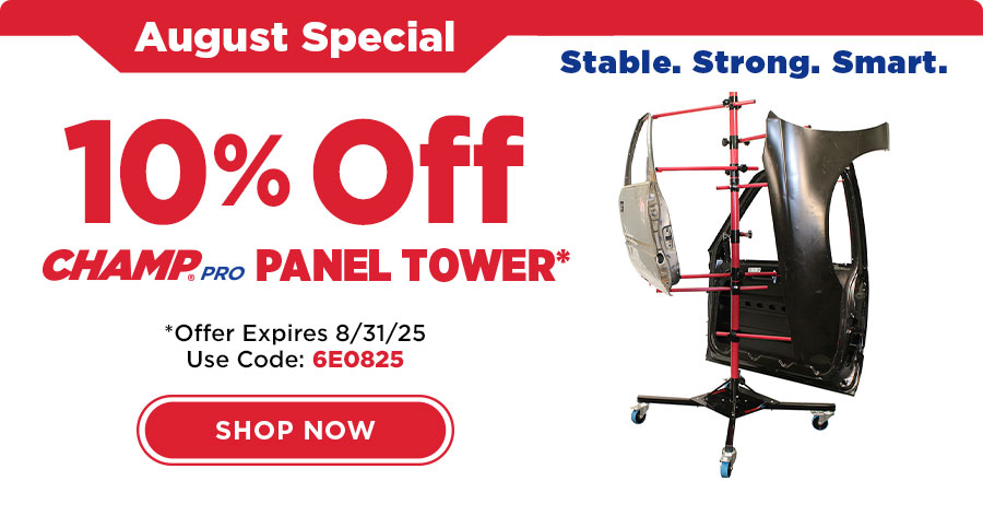 10% Off CHAMP Pro Panel Tower