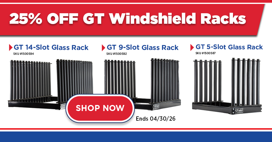 25% Off GT Tools Windshield Racks