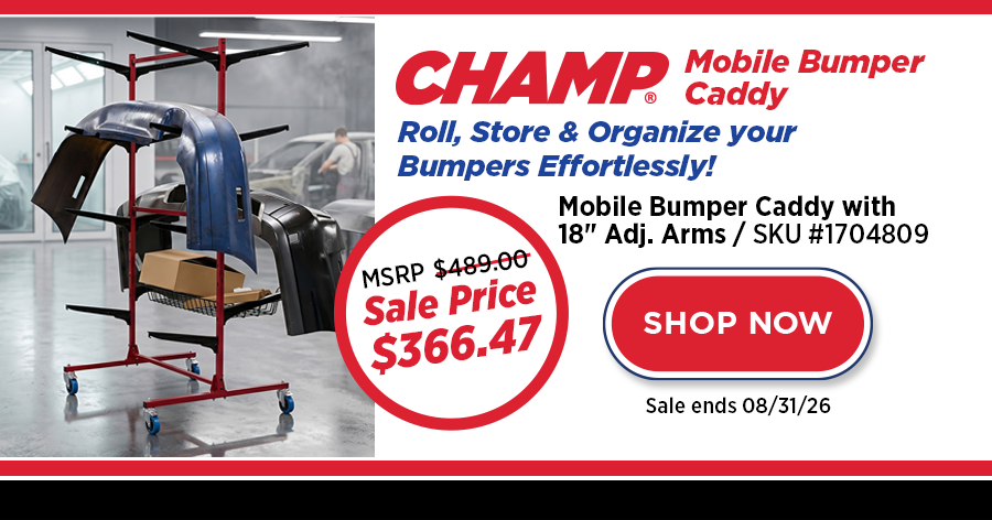 CHAMP Mobile Bumper Caddy Sale! CHAMP Mobile Bumper Caddy Sale!