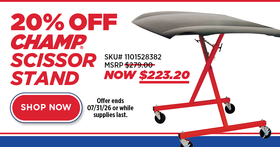20% OFF CHAMP Scissor Stand! 20% OFF CHAMP Scissor Stand!