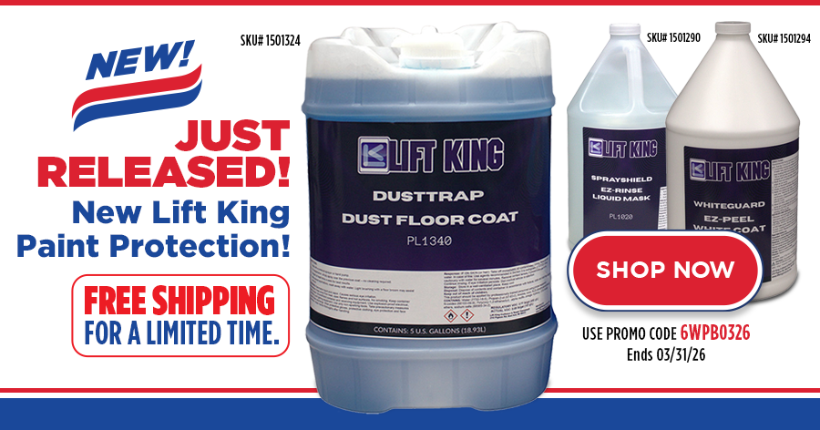 Free Shipping on New Lift King Paint Protection Products