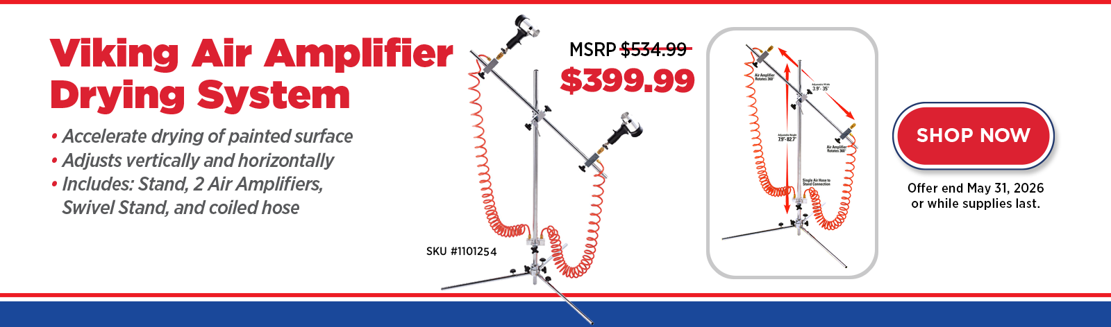 Viking Air Amplifier Drying System..Sale Price: $399.99