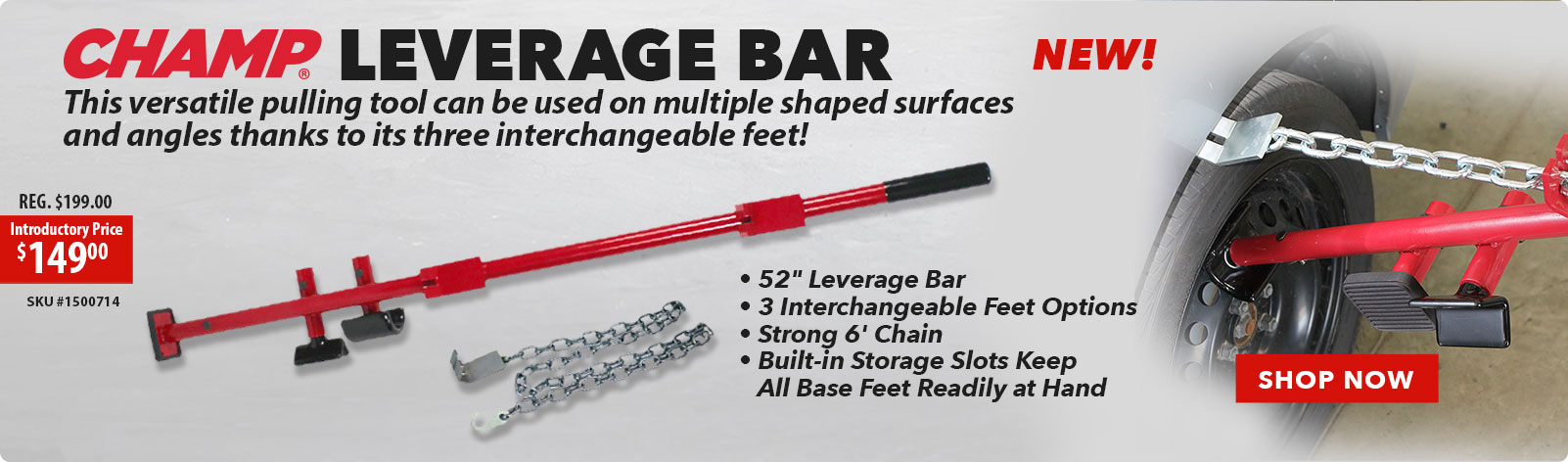 New! Champ Leverage Bar