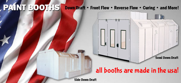 RTT Front Flow/Cross Flow Paint Spray Booth 8548, Automotive Booths: Auto  Body Toolmart