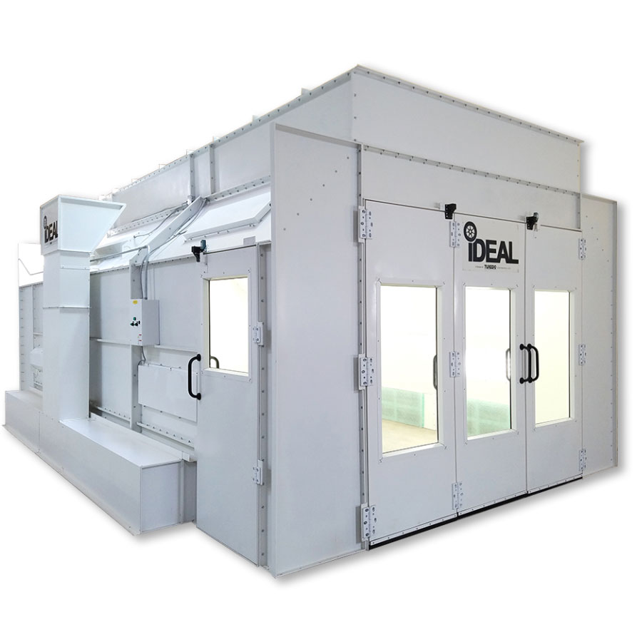 iDEAL Side-Down Draft Paint Spray Booth 3 phase 230 Volt, Automotive Booths:  Auto Body Toolmart