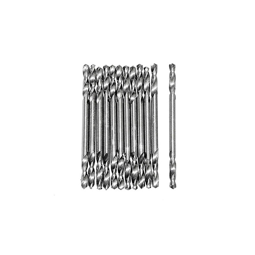 Double End 1/8 Drill Bits - (3 Packs of 12 bits)
