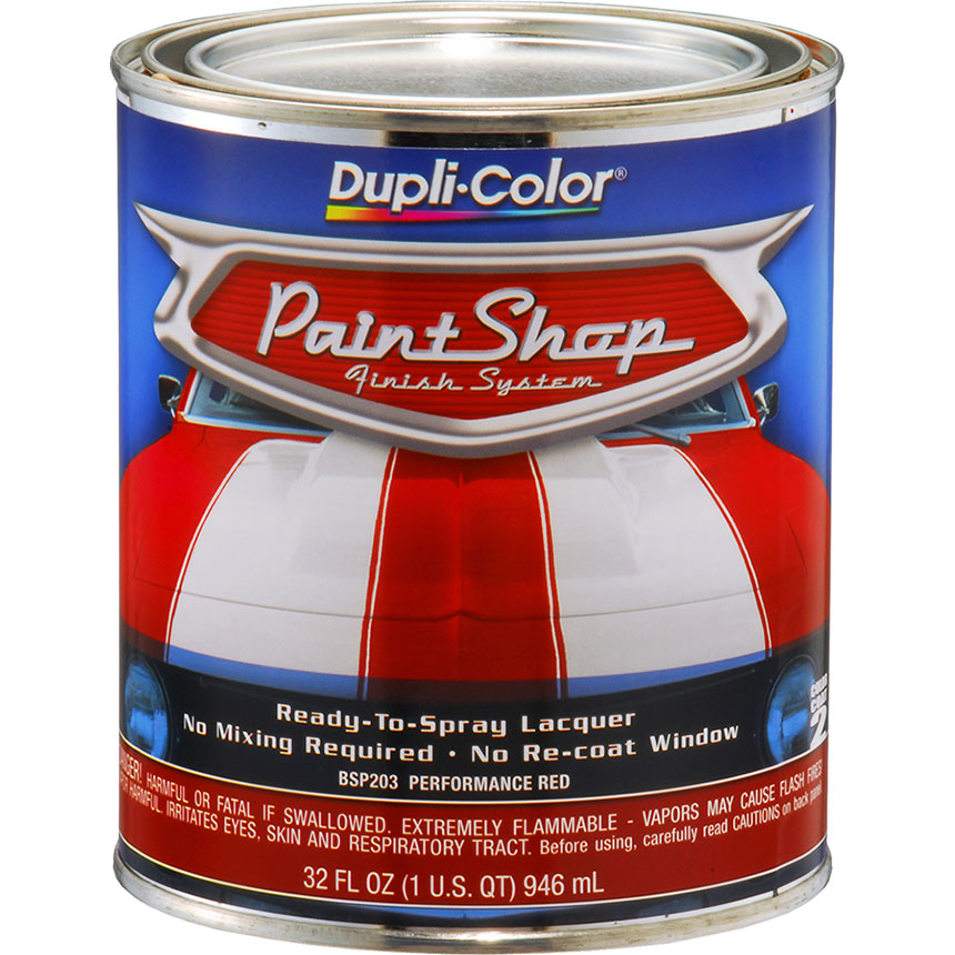 Dupli-Color Paint Shop Finishing System Performance Red Paint - BSP203