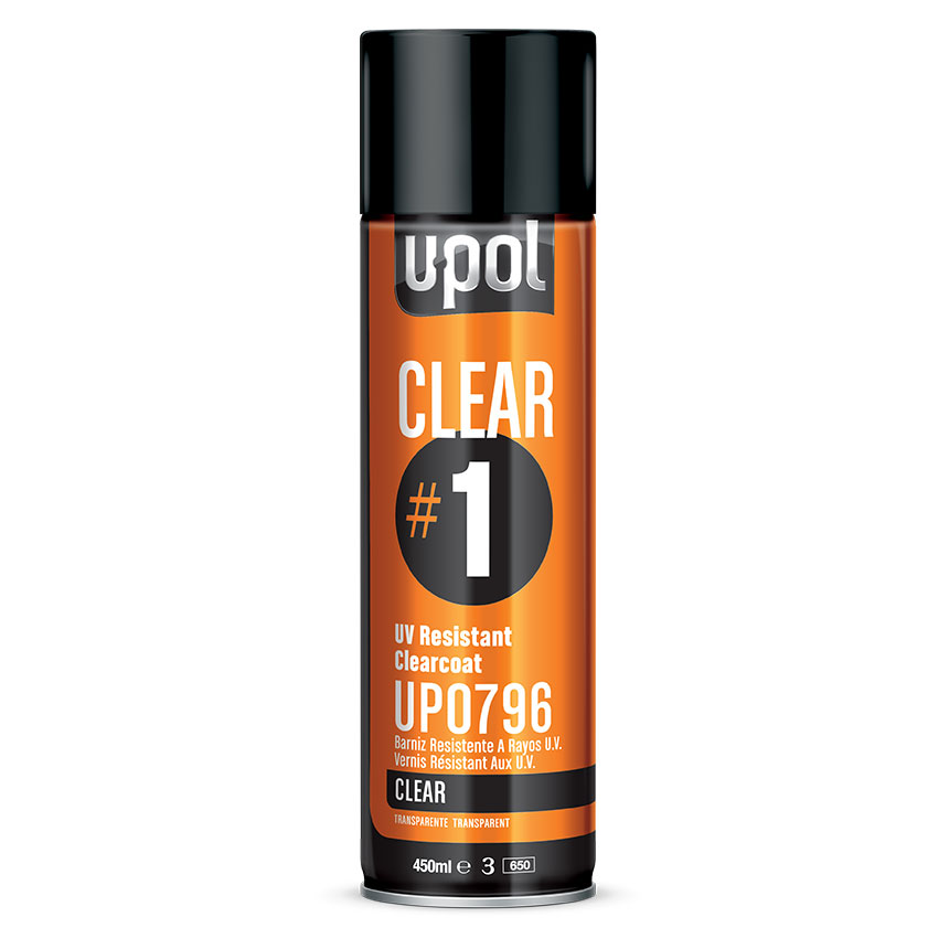 U-POL Clear #1 - High-Gloss Clear Coat - UP0796