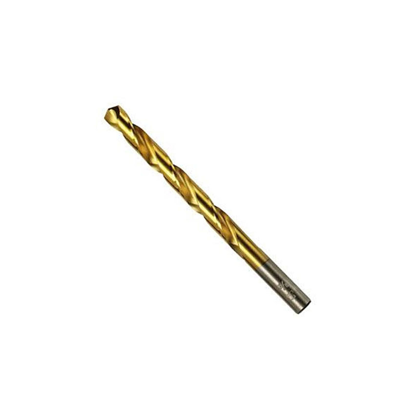 Irwin 1/8" Black & Gold HSS Fractional Straight Shank Jobber Length Drill Bit - 3019008B