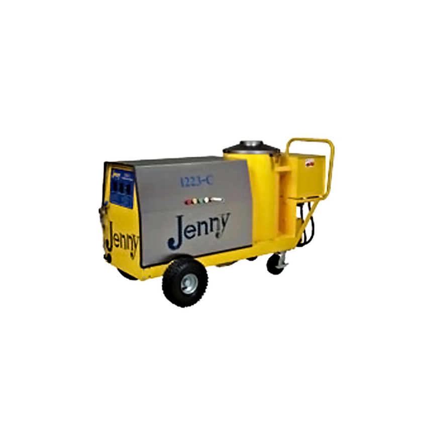 Steam Jenny Oil Fired 1200 PSI at 2.3GPM Pressure Washer/70GPH Steam Cleaner, 110V - 1 Phase - 1223-C-OEP