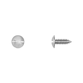Disco Automotive License Plate Screw Slotted Head (14 x 3/4)