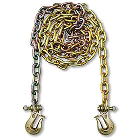 B/A G70 3/8" Chain With Twist Lock, 20'  WLL 6600 LBS - 2 Hooks