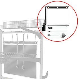 Parts Caddy PRO™ Repair Order Holder with Dry Erase Kit