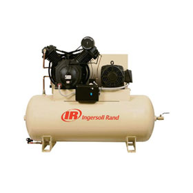 Ingersoll Rand 15HP 120 Gallon Horizontal Air Compressor - 7100E15-P