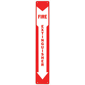 Shop Sign – 4" x 24" Extinguisher
