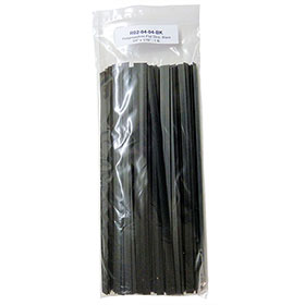 Polypropylene Plastic Flat Sticks Black 1 LB