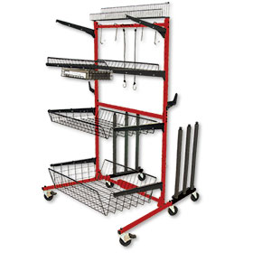 PROLific Parts Caddy PRO with Variable Depth Shelves & Panel Kit