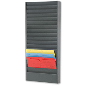 Gray - 18-Pocket Repair Order Rack