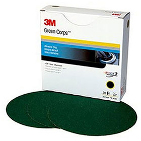 3M Green Corps Stikit 8" Production Discs