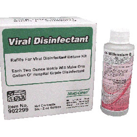 Viral Disinfectant Concentrate 2oz Refill-Pack of 6