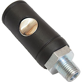 1/4" Male NPT Safety Quick Coupler 30 CFM Type M