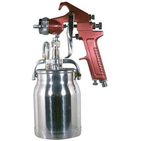 Astro Pneumatic Spray Gun with Red Handle & Cup - 4008