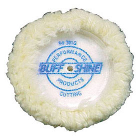 Buff & Shine 4-Ply Twisted Wool 3" Grip Buffing Pad 2-Pak - 301G