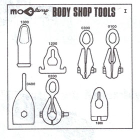Mo-Clamp No. 1 Toolboard Set - 5010