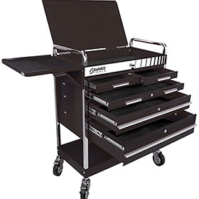 Sunex Tools Professional 5 Drawer Service Cart - Red