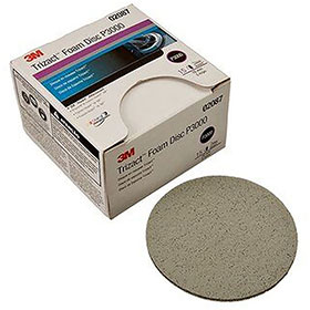 3M Trizact Hookit 3" Foam Discs P3000 Grit - 02087