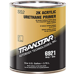 Transtar 2K Hi-Performance Acrylic Urethane Primer, Gray, Gallon - 6921