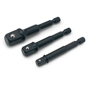 Titan Tools 3pc Socket Adapter Sets, 2-3/4" Length - 12082