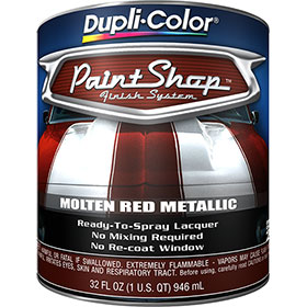 Dupli-Color Paint Shop Finishing System Molten Red Metallic Paint - BSP212