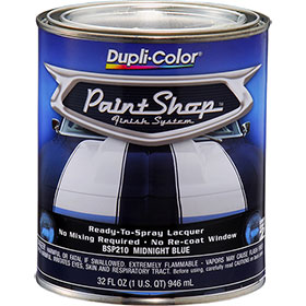 Dupli-Color Paint Shop Finishing System Midnight Blue Paint - BSP210