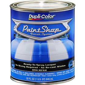 Dupli-Color Paint Shop Finishing System Deep Blue Paint - BSP204
