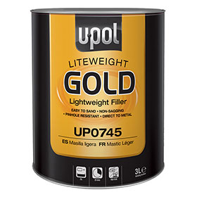 U-POL Liteweight Gold Lightweight Body Filler - UP0745