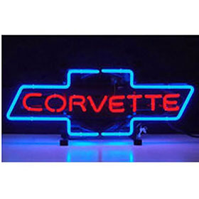 Neonetics GM Corvette Bowtie Neon Sign