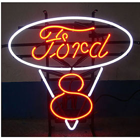 Neonetics Ford V8 Neon Sign