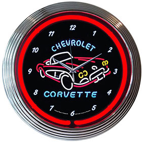 Neonetics GM Corvette C1 Neon Clock - 8CORV1
